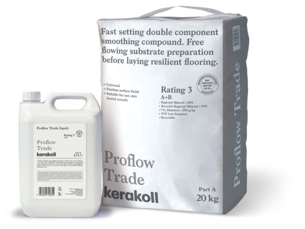 Proflow Trade Fast setting double component smoothing compound.